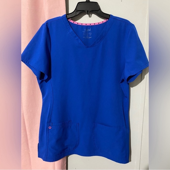 HeartSoul Women’s Hoodie Warm-Up Solid Scrub Jacket and Scrub Top BUNDLE - Picture 3 of 3